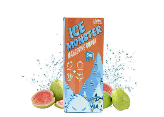 얼음 괴물 Mangerine 과바는 아이들에게 안전한 점적기 모자를 가진 E 여송연 주스 플라스틱 병을 맛을 냅니다 협력 업체